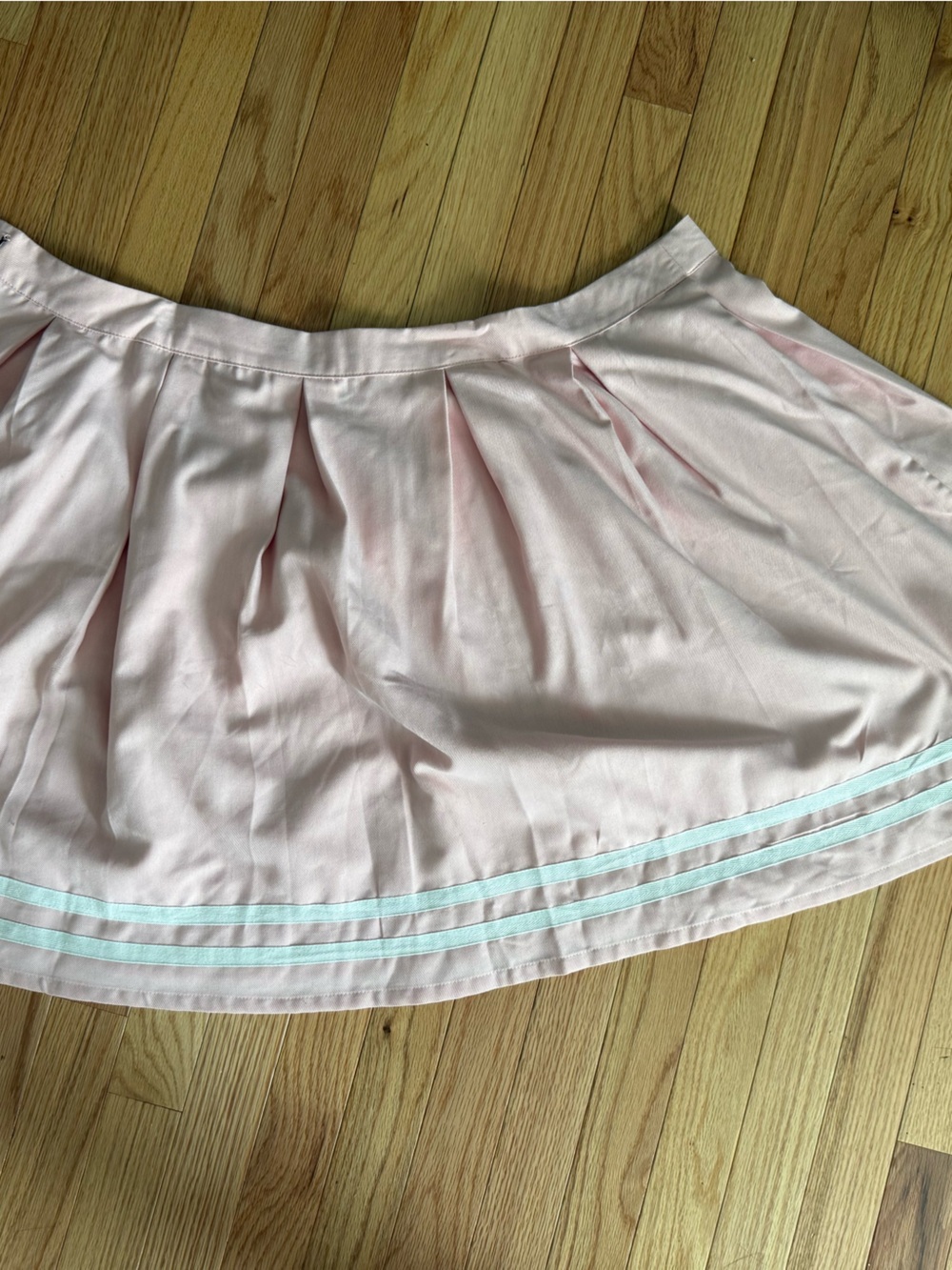 Hot Topic Pale Pink skirt with white Trim